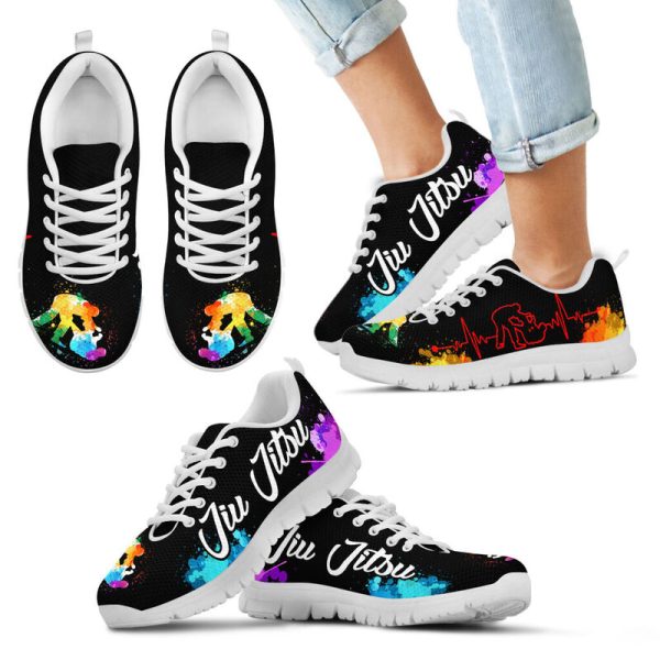 Jiu Jitsu Hb Art Watercolor Shoes Sneakers