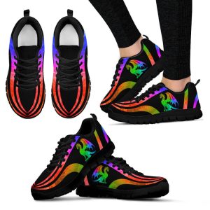 Rainbow Dragon Sneakers, Running Shoes